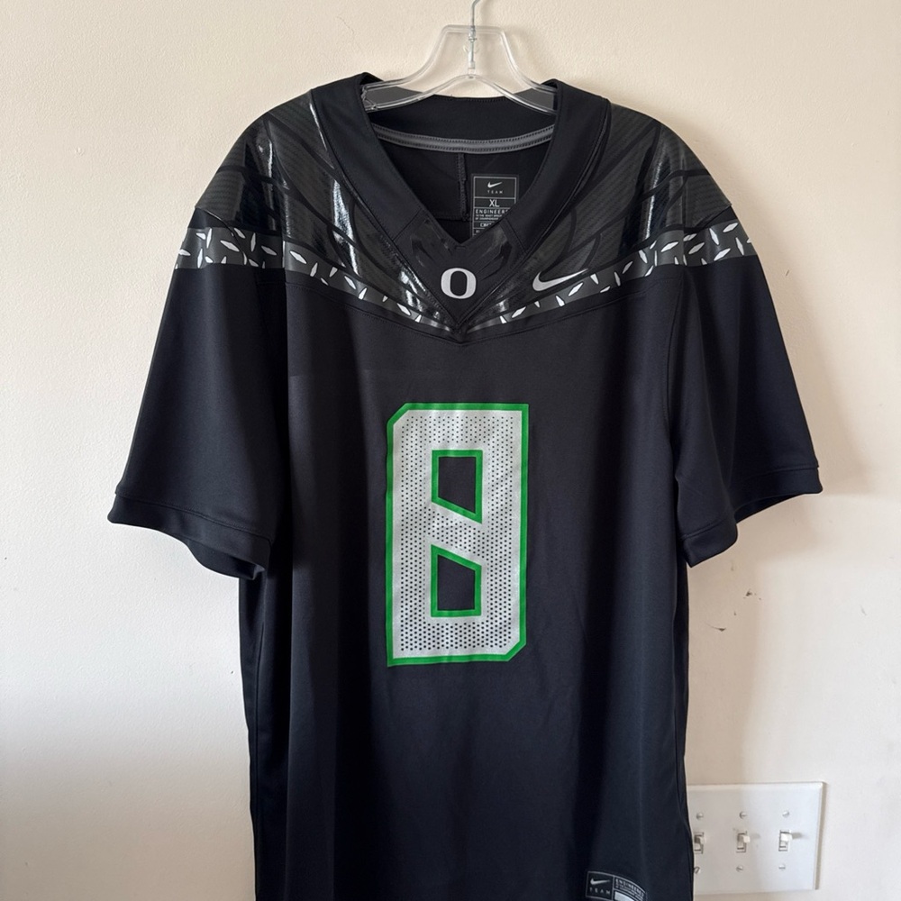 Men’s Nike Dillon Gabriel #0 Oregon Ducks 2024 NIL NCAA Jersey Sz XL Black RARE